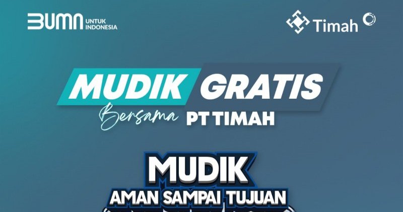 Mudik Gratis Bersama PT Timah Fasilitasi Ratusan Warga yang Ingin Pulang ke Bangka, Belitung dan Tanjung Balai Karimun