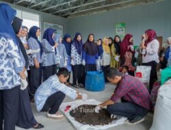 Jaga Lingkungan dan Tingkatkan Ekonomi Warga, PT Timah Latih Ibu-ibu  Sungailiat Olah Sampah Jadi Kompos Bernilai Ekonomis