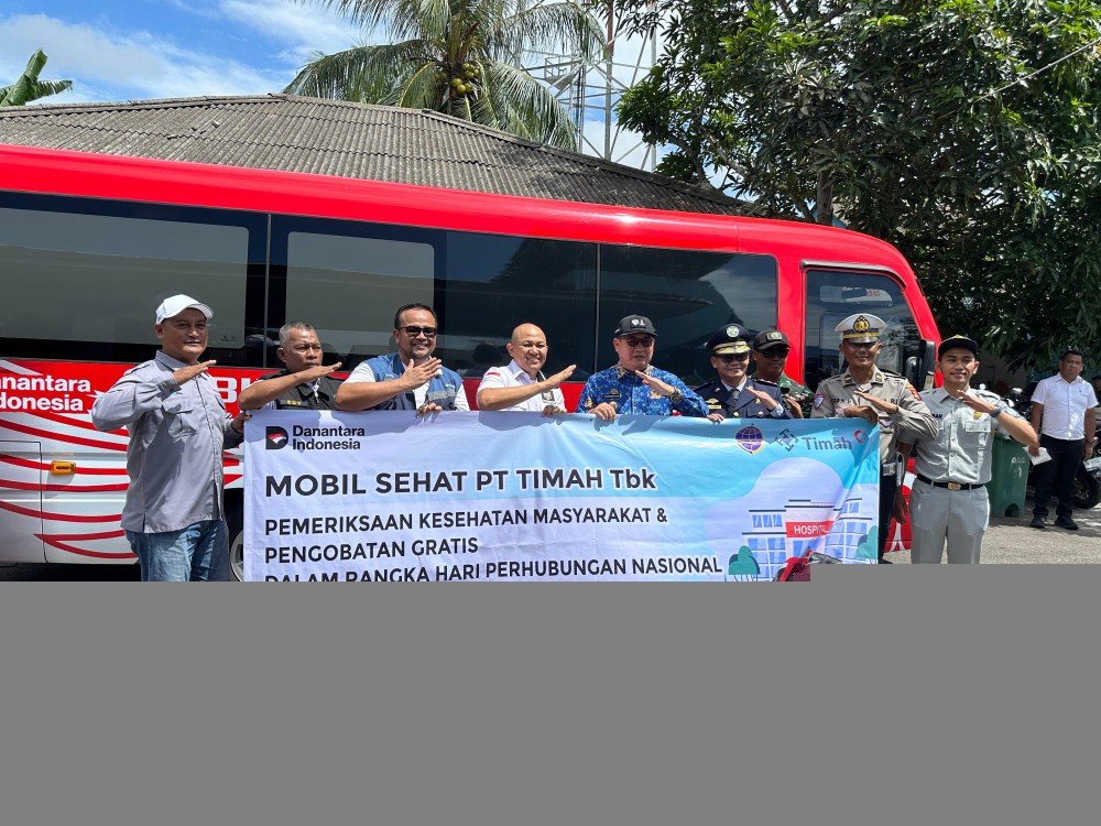 Commemorating National Transportation Day, PT Timah and East Belitung Transportation Agency Provide Mobile Health Services at Manggar Terminal
