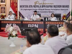 Menteri Nusron Harap NIB dan NOP di Sumsel Segera Integrasi, Bisa Tingkatkan Pendapatan Daerah Tanpa Menaikkan Pajak