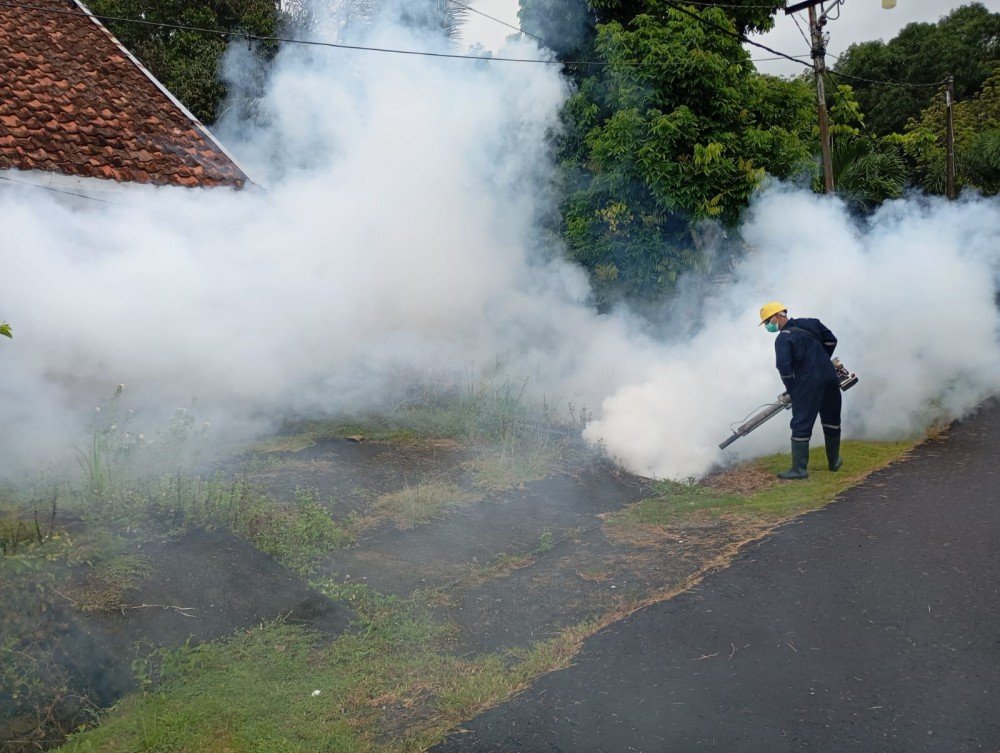 Cegah DBD di Wilayah Operasional Perusahaan, PT TIMAH Tbk Lakukan Fogging Hingga Sosialisasikan 3M