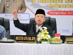 Pembinaan di Kanwil BPN Provinsi Kalteng, Menteri Nusron Minta Pelayanan Pertanahan Adaptif, Cepat, dan Bersih
