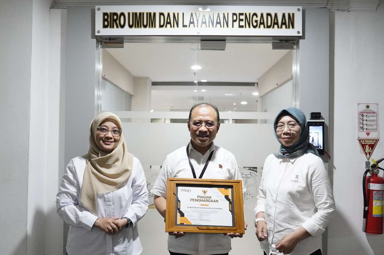 Serap 96% Anggaran Menggunakan Produk Dalam Negeri, Serap 96% Anggaran Menggunakan Produk Dalam Negeri, Kementerian ATR/BPN Raih Peringkat 3 P2DN dari Kemenperin