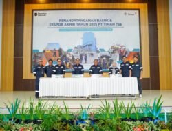 Jelang Tutup Tahun 2025, PT TIMAH Tbk Gelar Penandatangan Balok dan Ekspor Akhir Tahun