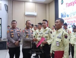 Momentum HUT ke-45 Satpam, Sembilan Personel Satpam PT TIMAH Tbk Terima Penghargaan dari Kapolres Bangka Barat
