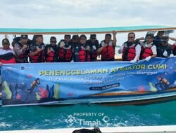 Tak Hanya Artificial Reef, PT TIMAH Juga Tenggelamkan Atraktor Cumi pada Tahun 2025 di Belitung Timur 