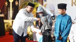 PT TIMAH Berbagi Kebahagiaan Ramadan Bersama Anak Yatim di Pulau Kundur