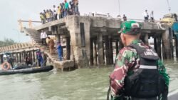 Lanal TBK bersama SAR Gabungan Evakuasi Mayat Yang Ditemukan Mengapung di Perairan Karimun