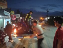 Tabrakan Dua Sepeda Motor di Simpang Paya Manggis Karimun, Satu Pengendara Meninggal Dunia
