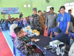 Bakti Sosial Lanal TBK bersama INTI Karimun Disambut Antusial Masyarakat Durai