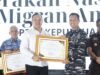 Lanal TBK Raih Penghargaan Prestasi dan Peran Aktif Dalam Mewujudkan Tata Kelola PMI