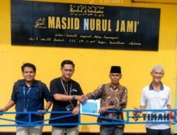 Tak Perlu Lagi Pinjam Tenda Saat Pemakaman, Ketua Masjid Nurul Jami’ Desa Perayun Apresiasi Bantuan PT TIMAH