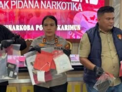 Satresnarkoba Polres Karimun Ungkap Kasus Narkotika: Tersangka Masuk Lewat Pelabuhan Internasional