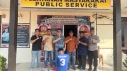 Polsek Tebing Amankan Seorang Pria Usai  Curi Uang Dalam Dashboard Mobil