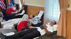 Sambut HUT RI ke 81, Lanal TBK Gelar Donor Darah
